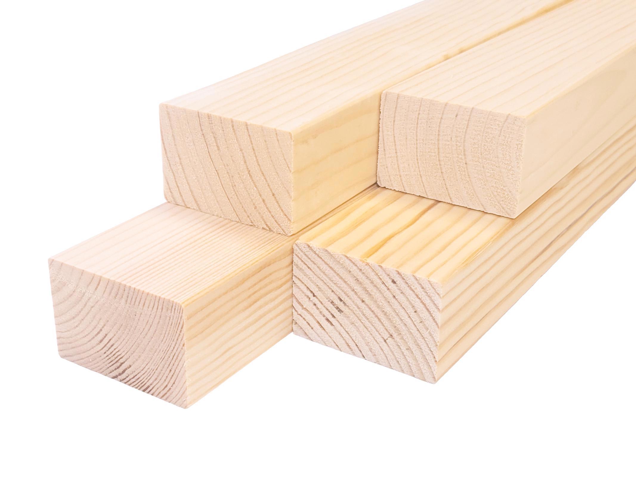 Изображение товара Брусок деревянный Timber&Style 40х60х1000мм Экстра комплект 4 шт