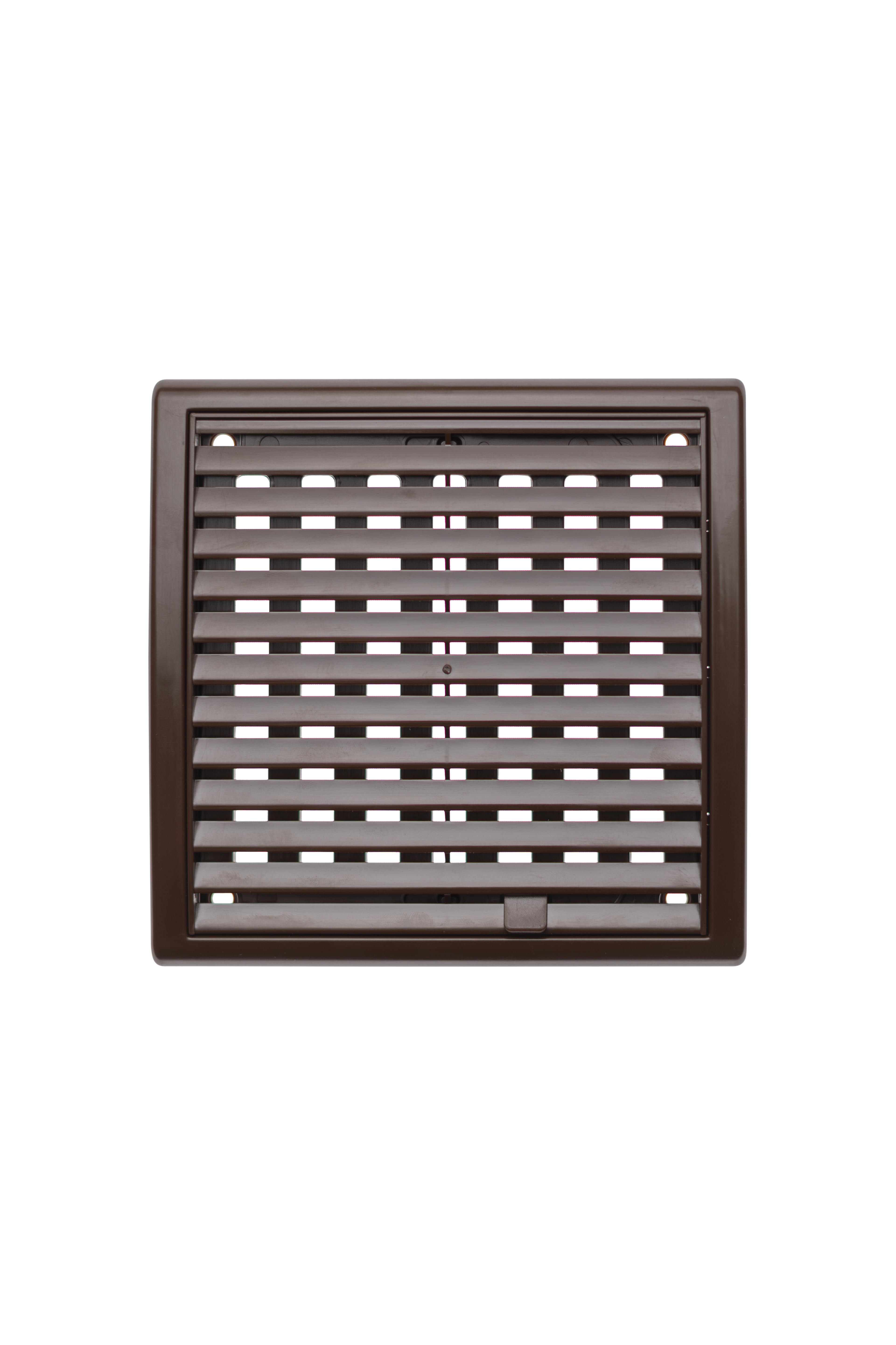Изображение товара Решетка вентиляционная со шторкой 150x150 мм коричневая