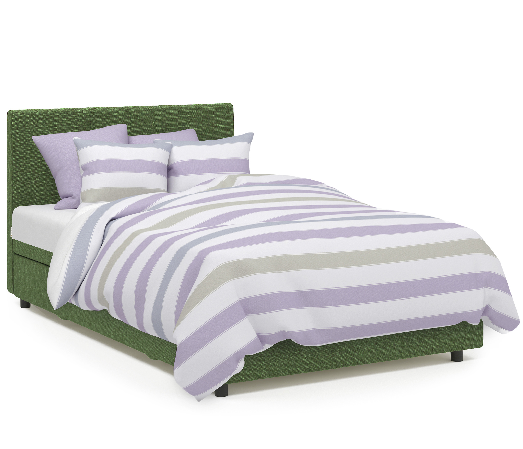 Изображение товара Кровать Шарм-дизайн Классика 80430282 с матрасом, ящиком, Россия