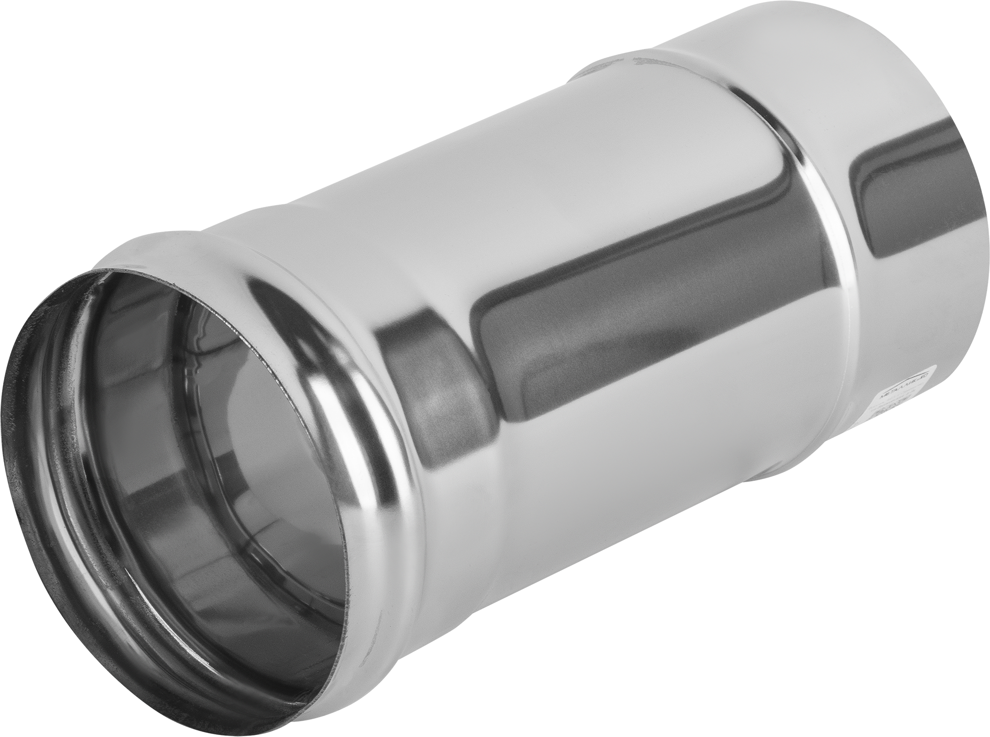 Изображение товара Дымоход Металлик и Ко 0.25 м из нержавеющей стали AISI 430 диаметр 115 мм