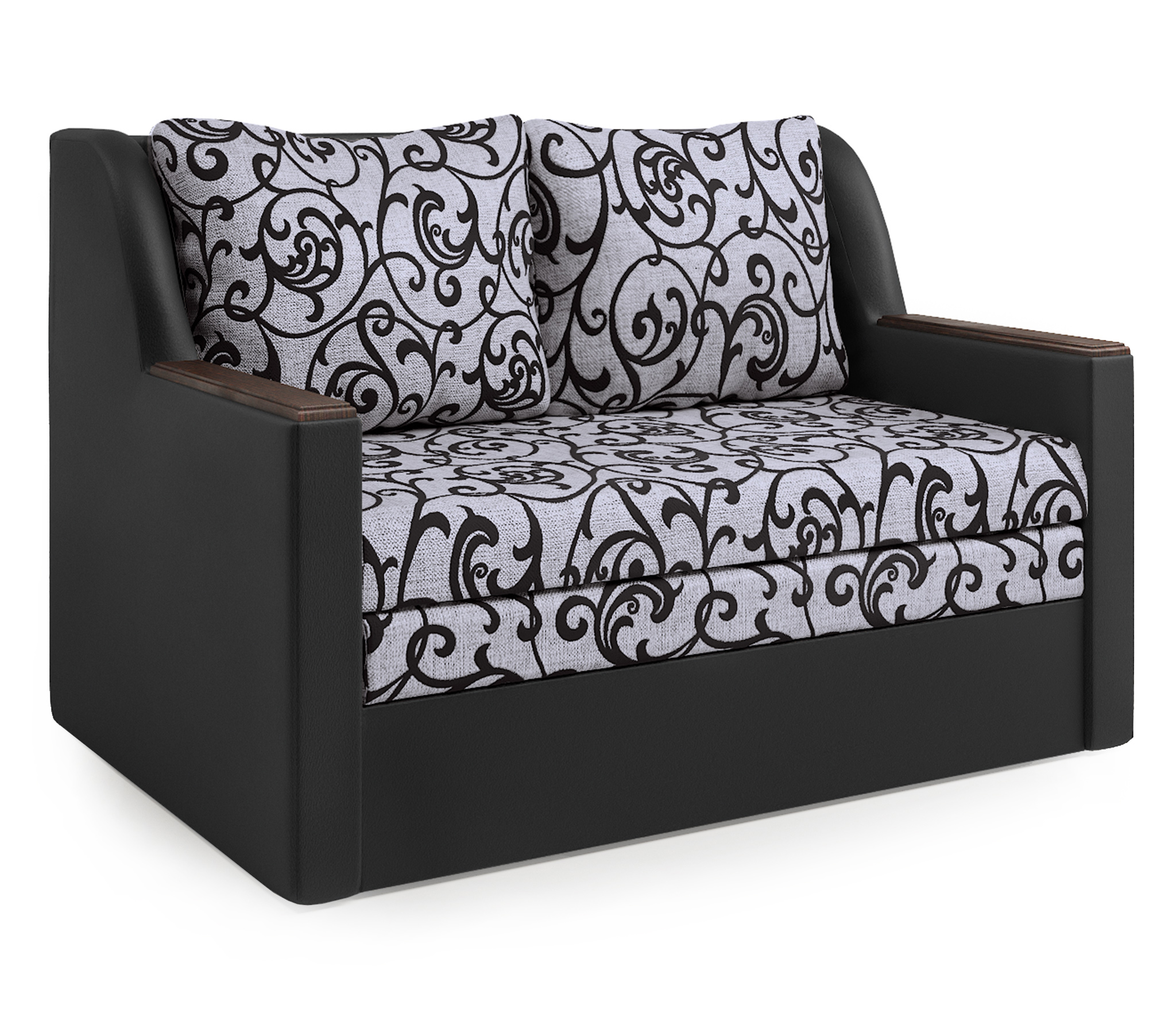 Изображение товара Диван Шарм-Дизайн Дуэт 142x93x94 см шенилл цвет серый