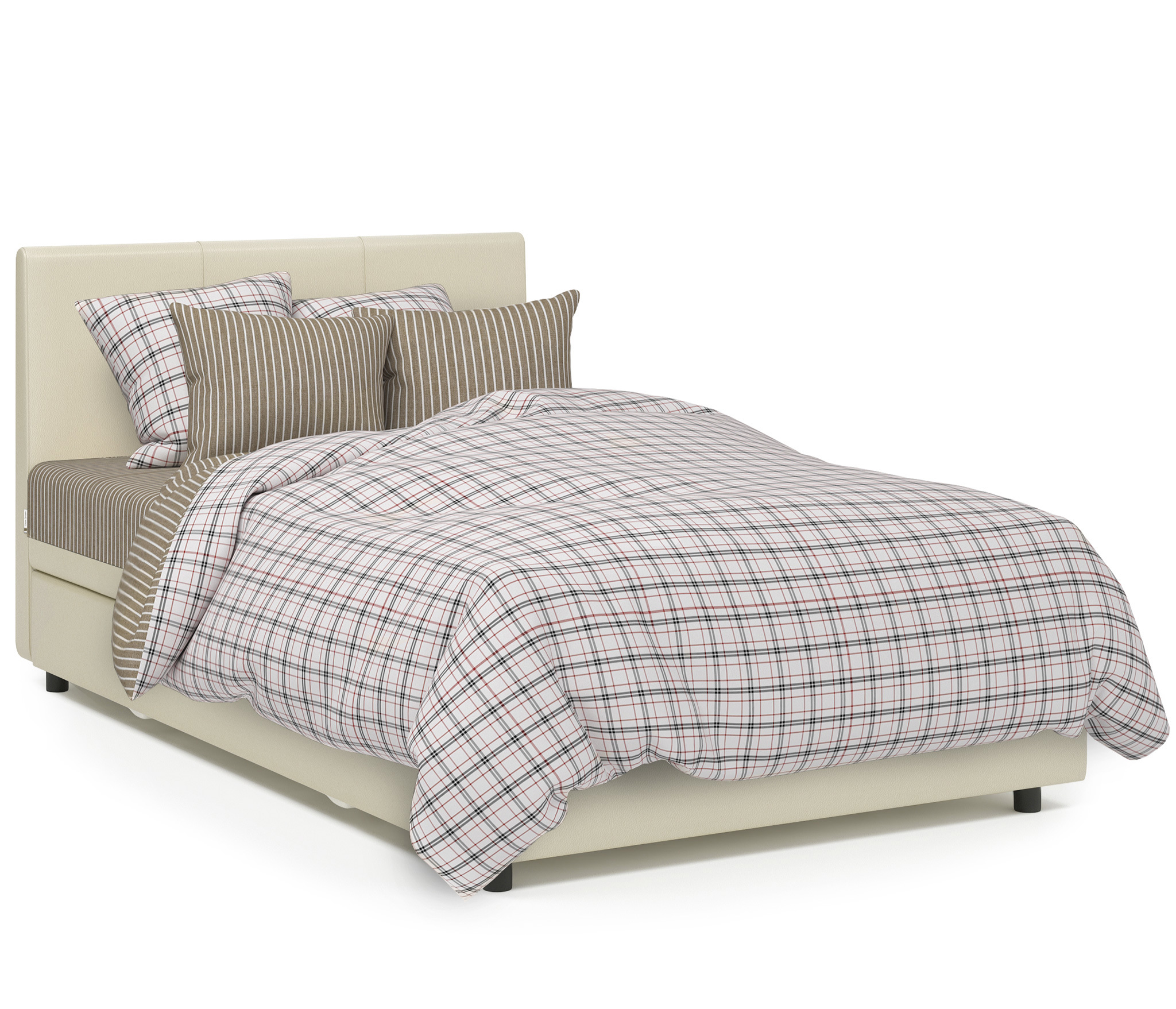 Изображение товара Кровать Шарм-Дизайн Классика 80430248, размеры 100x94x207 см серый