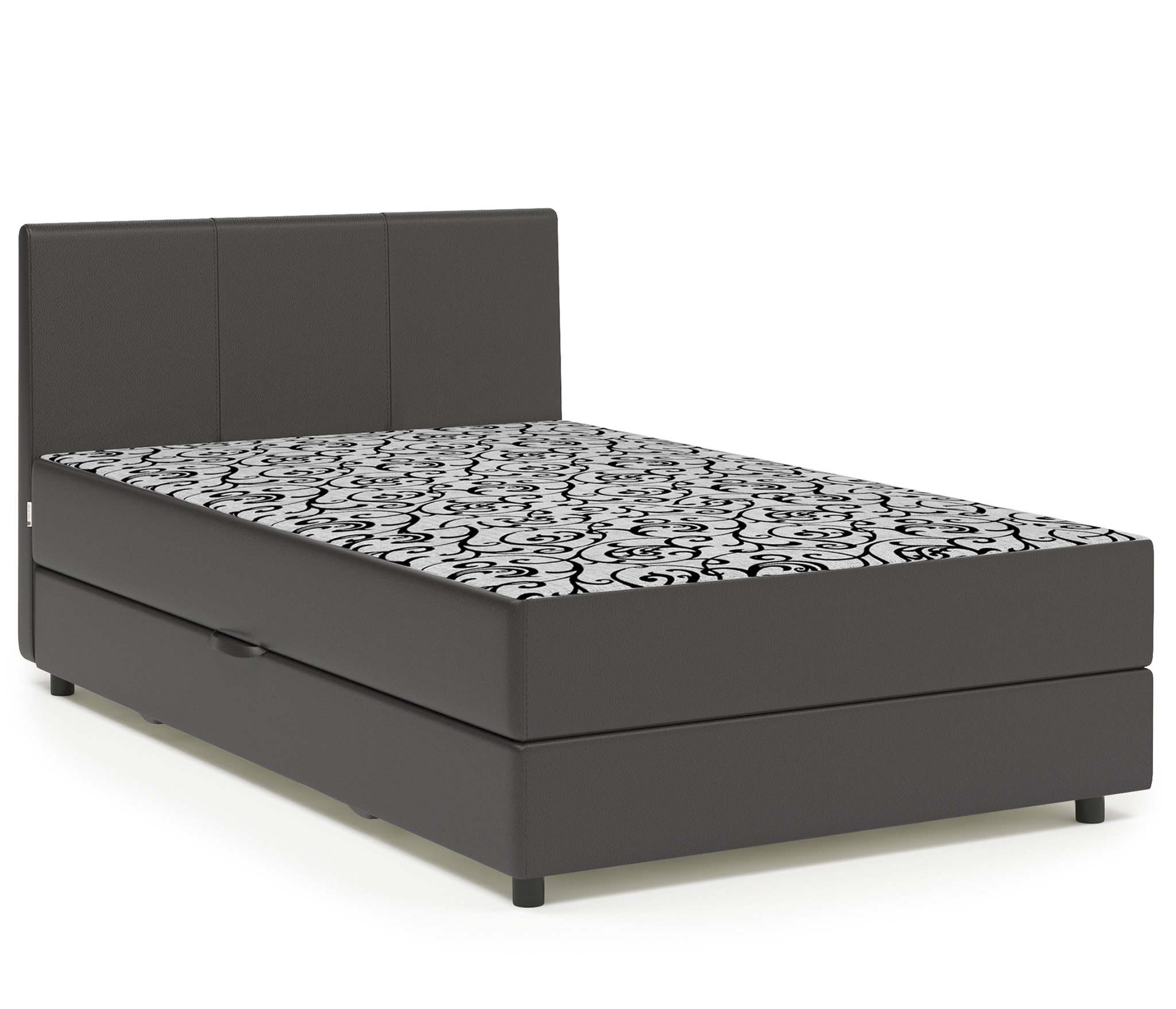 Изображение товара Тахта Шарм-дизайн Классика 80430270 с ящиком и матрасом, коричневая