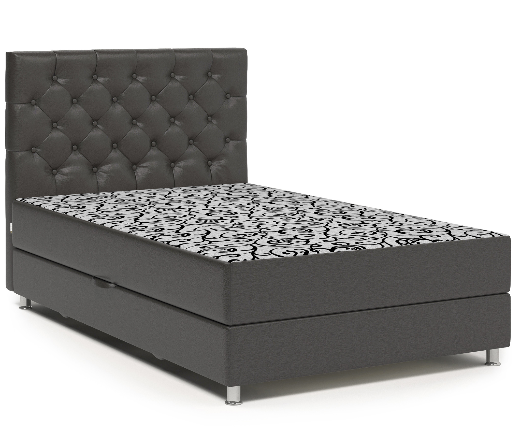 Изображение товара Кровать Шармэль 80430364 с ящиком и матрасом, классика, Россия