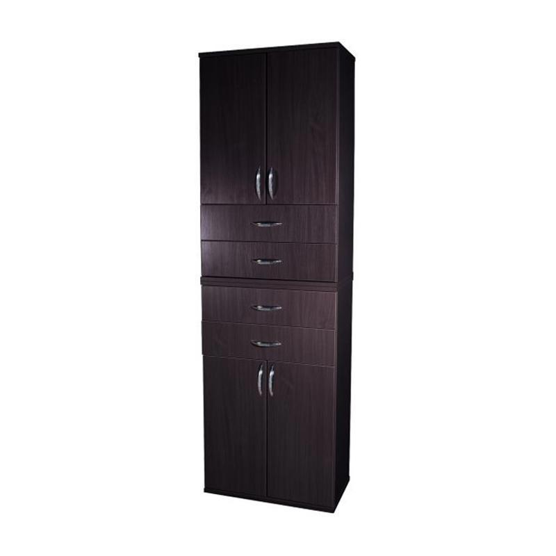 Изображение товара Распашной шкаф Макси VM-20 венге 72x240x38 см ЛДСП классика хороший дизайн