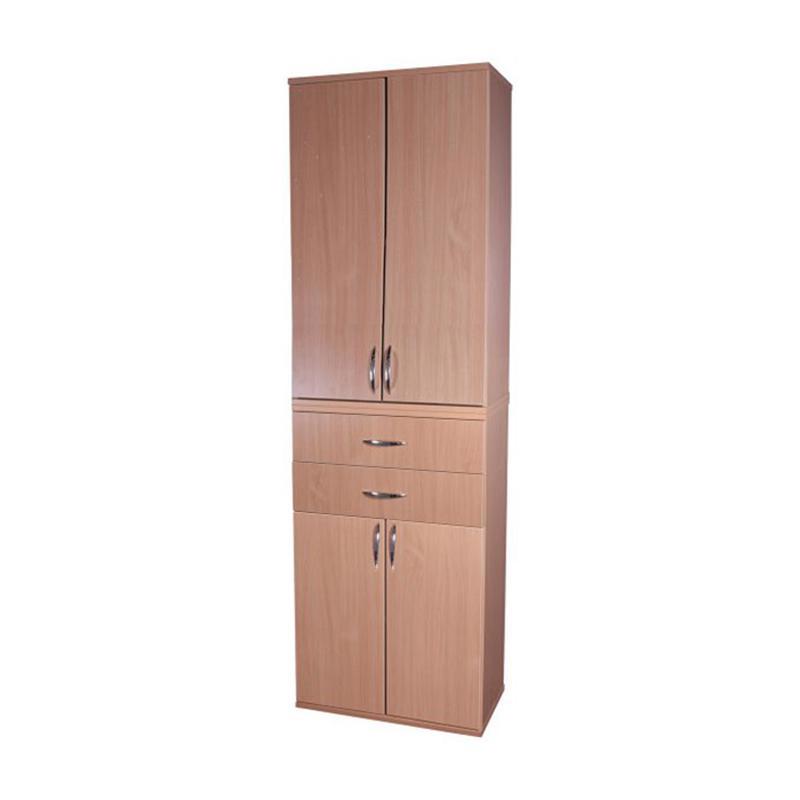 Изображение товара Распашной шкаф Шарм-дизайн Макси VM-22 72x240x38 см ЛДСП цвет бежевый