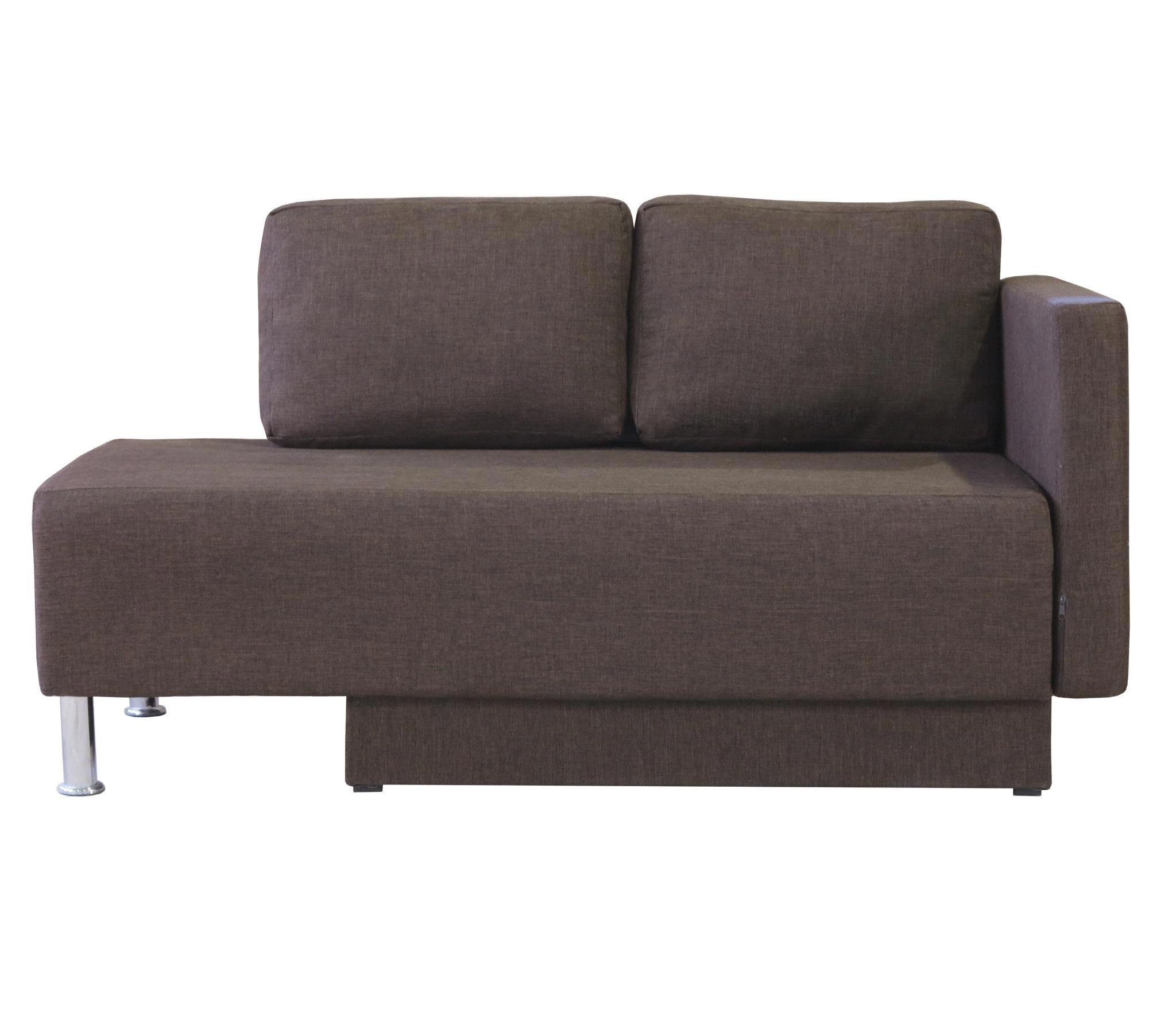 Изображение товара Кушетка правая Шарм-дизайн Леон 155x79 см в коричневом цвете