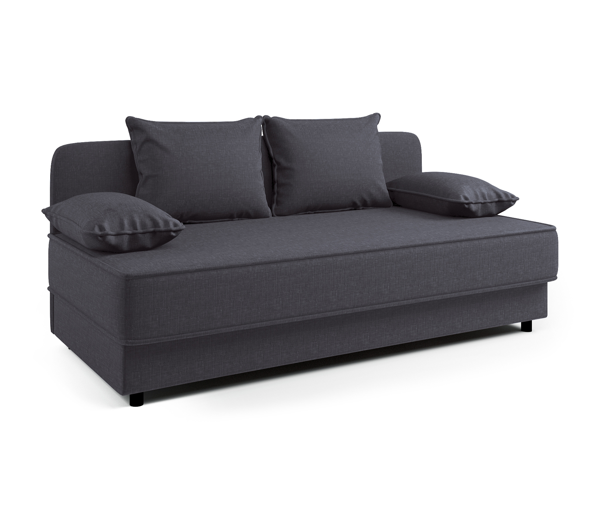 Изображение товара Кушетка Шарм-Дизайн 403210023 Прима 194x82x81 см рогожка цвет серый