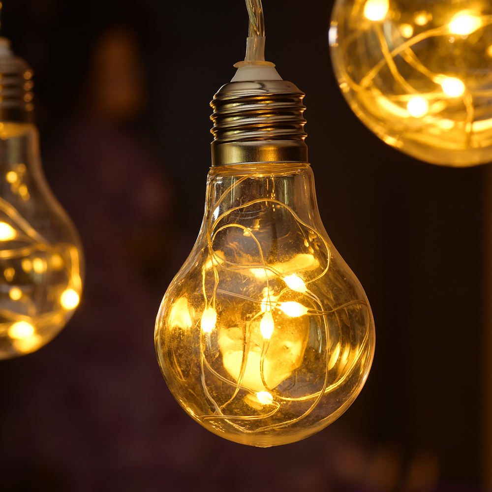 Изображение товара Электрогирлянда Vegas 55133 Ретро лампы 10 шт 60 светодиодов 8 режимов