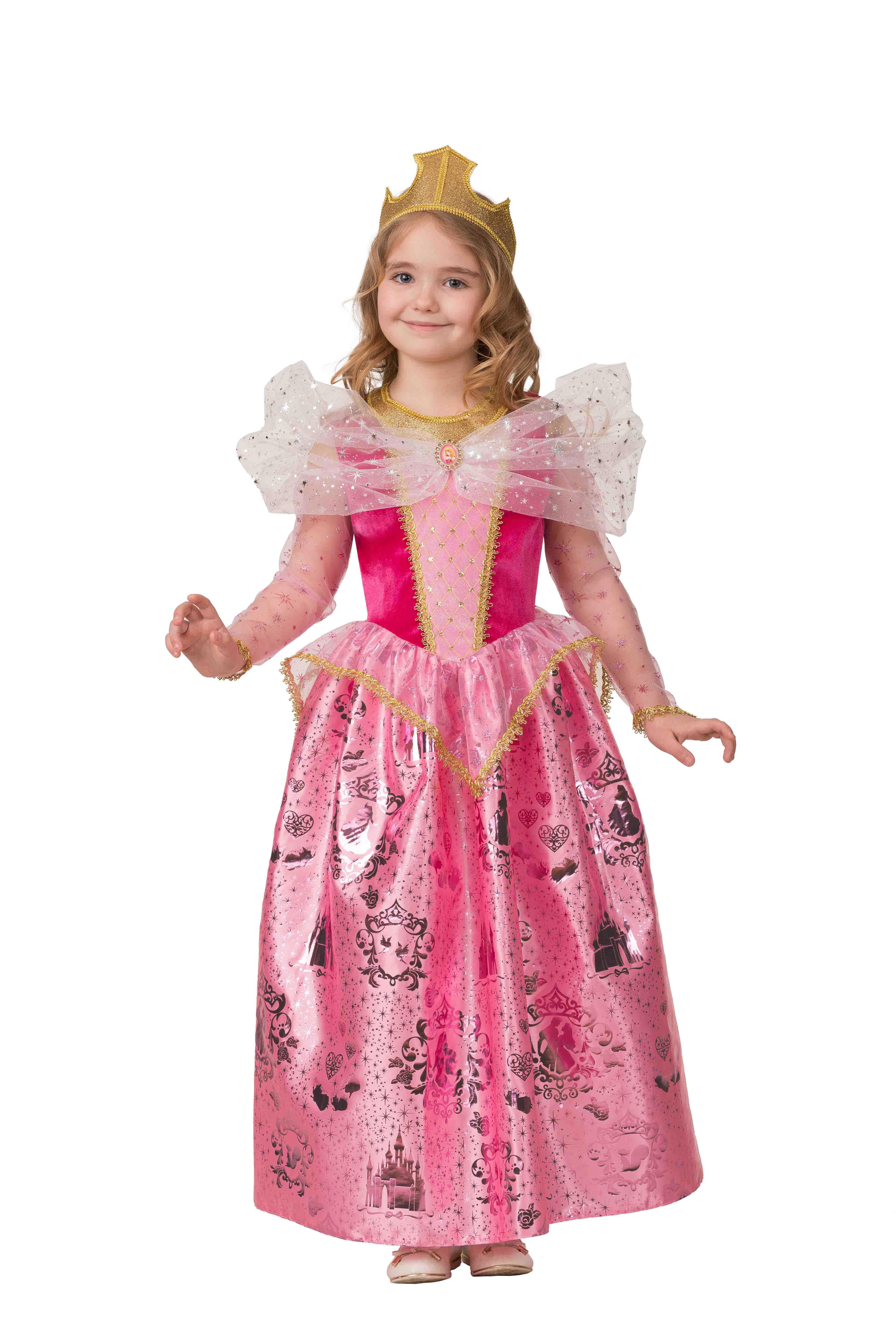 Изображение товара Карнавальный костюм Батик Принцесса Аврора для девочки рост 116 см