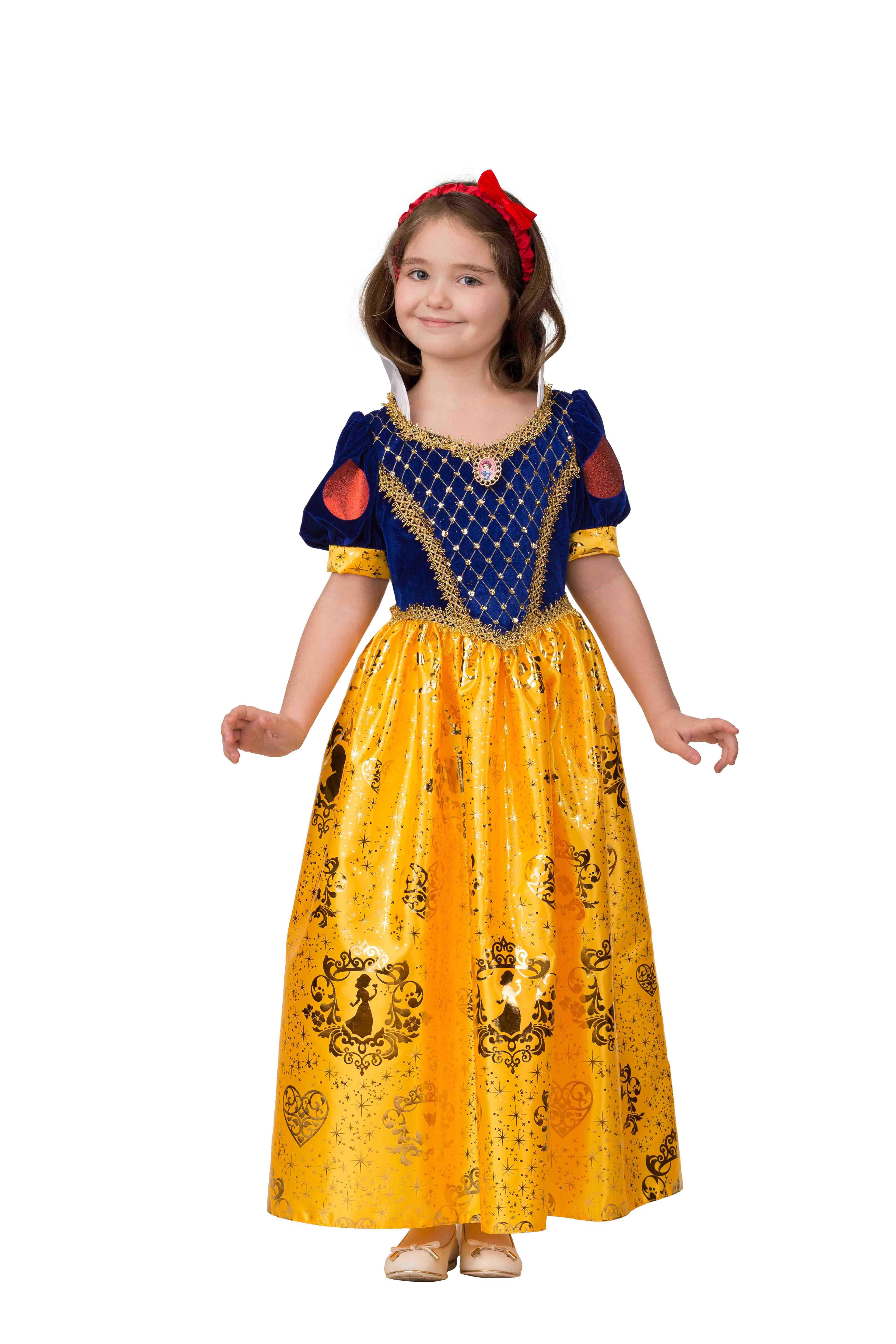 Изображение товара Карнавальный костюм Батик 1928-110-56 детский Принцесса Белоснежка р.110-56 для девочки