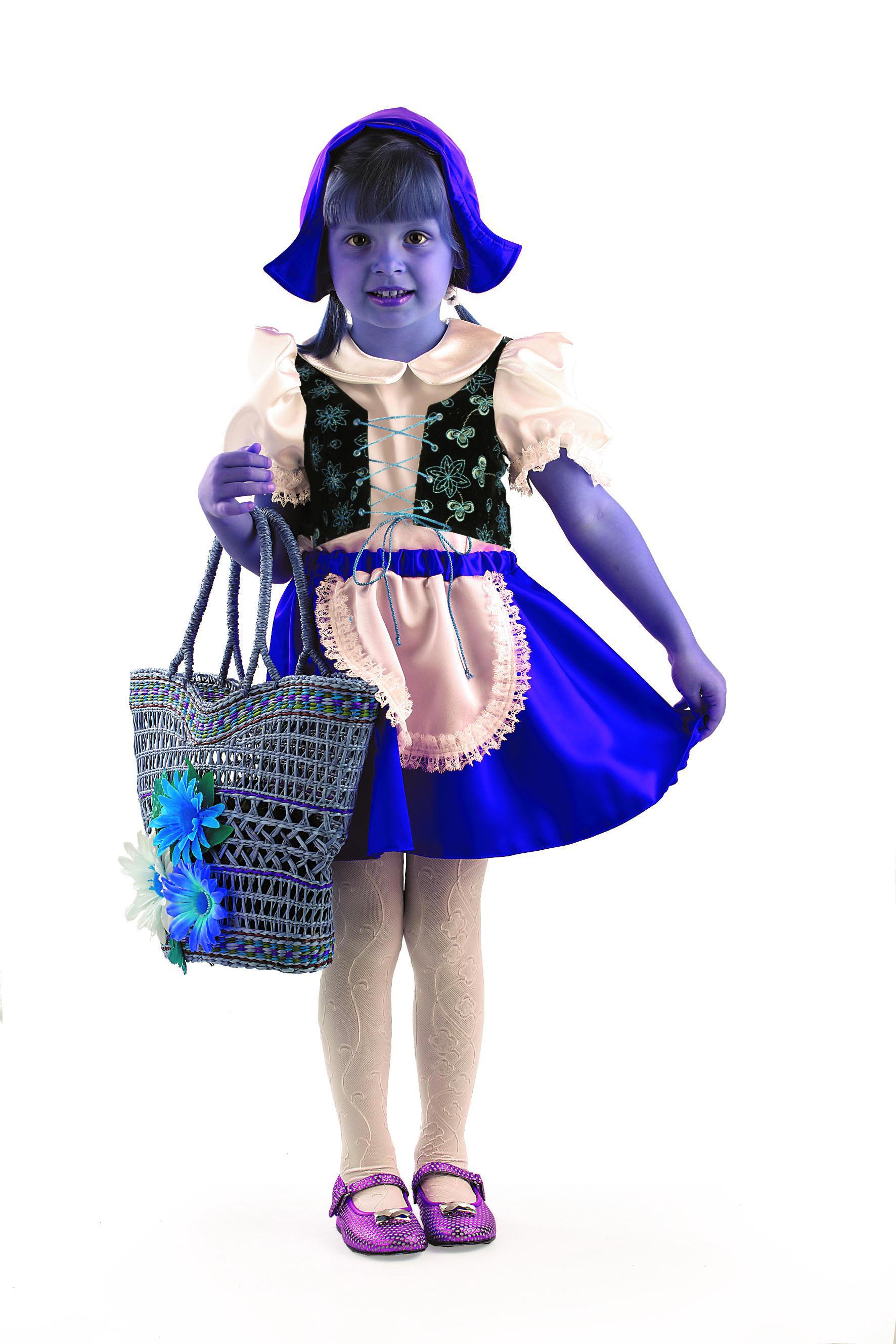 Изображение товара Карнавальный костюм Батик для девочки 7002-152-80 Красная шапка и юбка