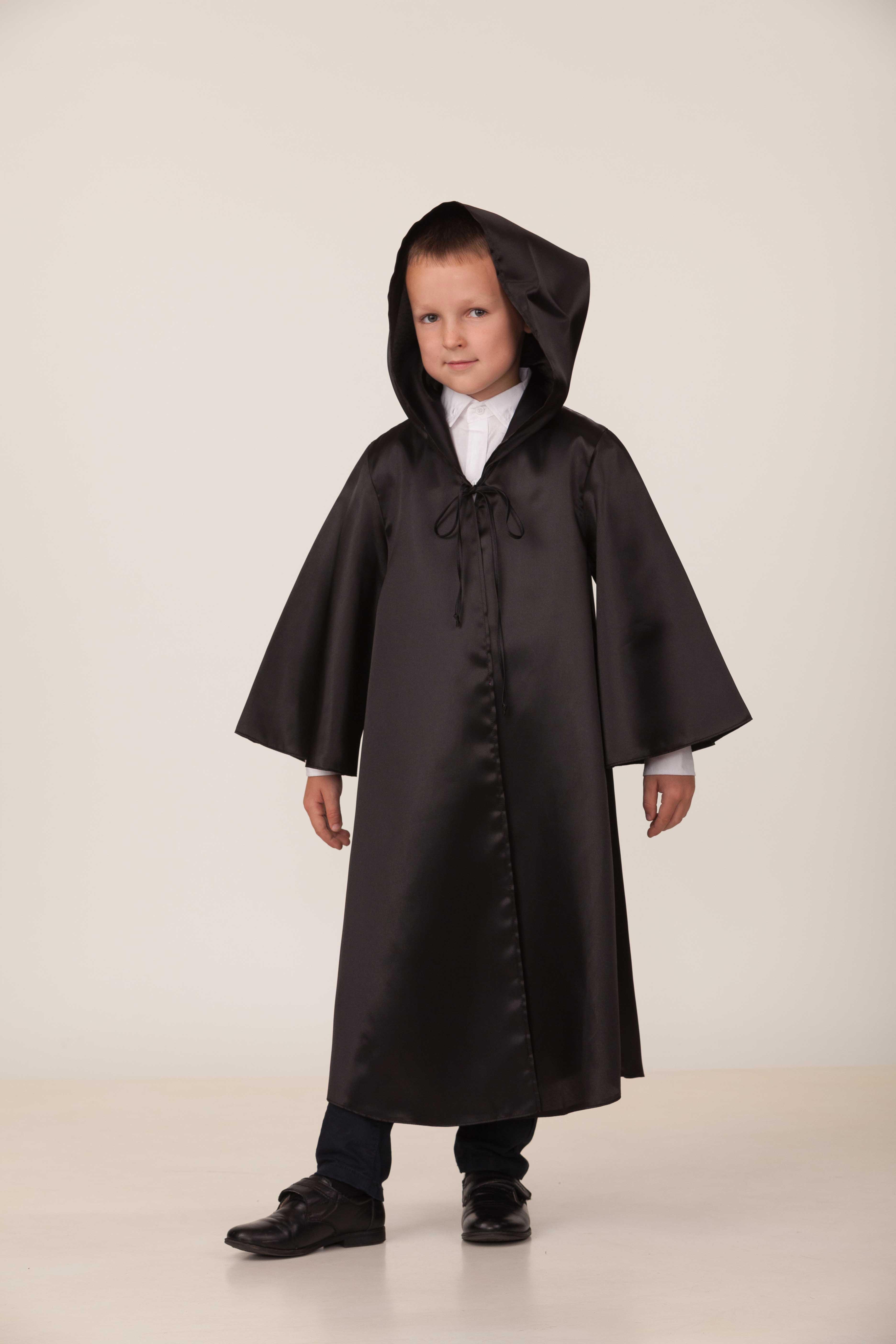 Изображение товара Карнавальный костюм Волшебника черный для детей 122 см Батик