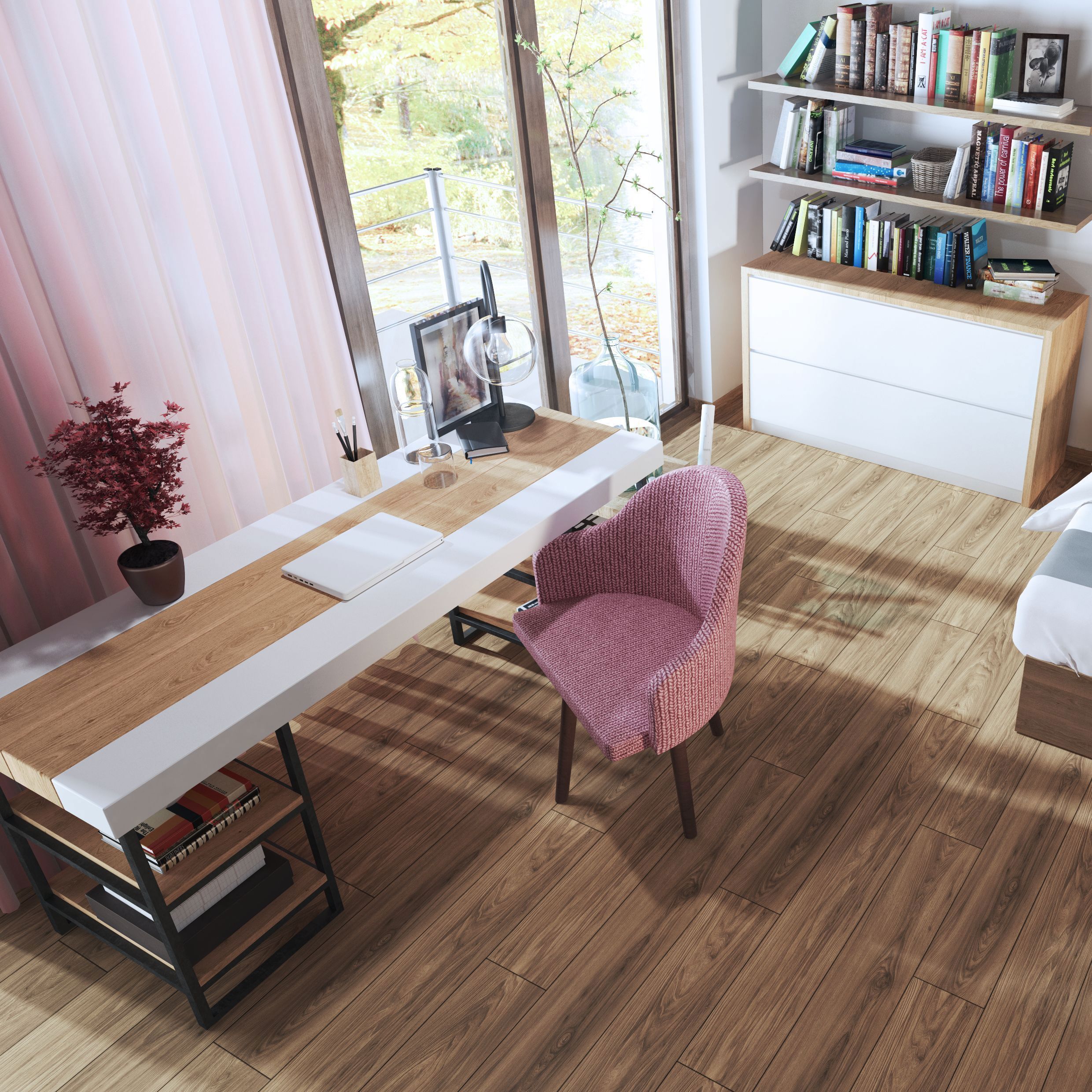 Изображение товара Ламинат Дуб Дюна 32 класс 8 мм с фаской 2 397 м² KRONOPOL