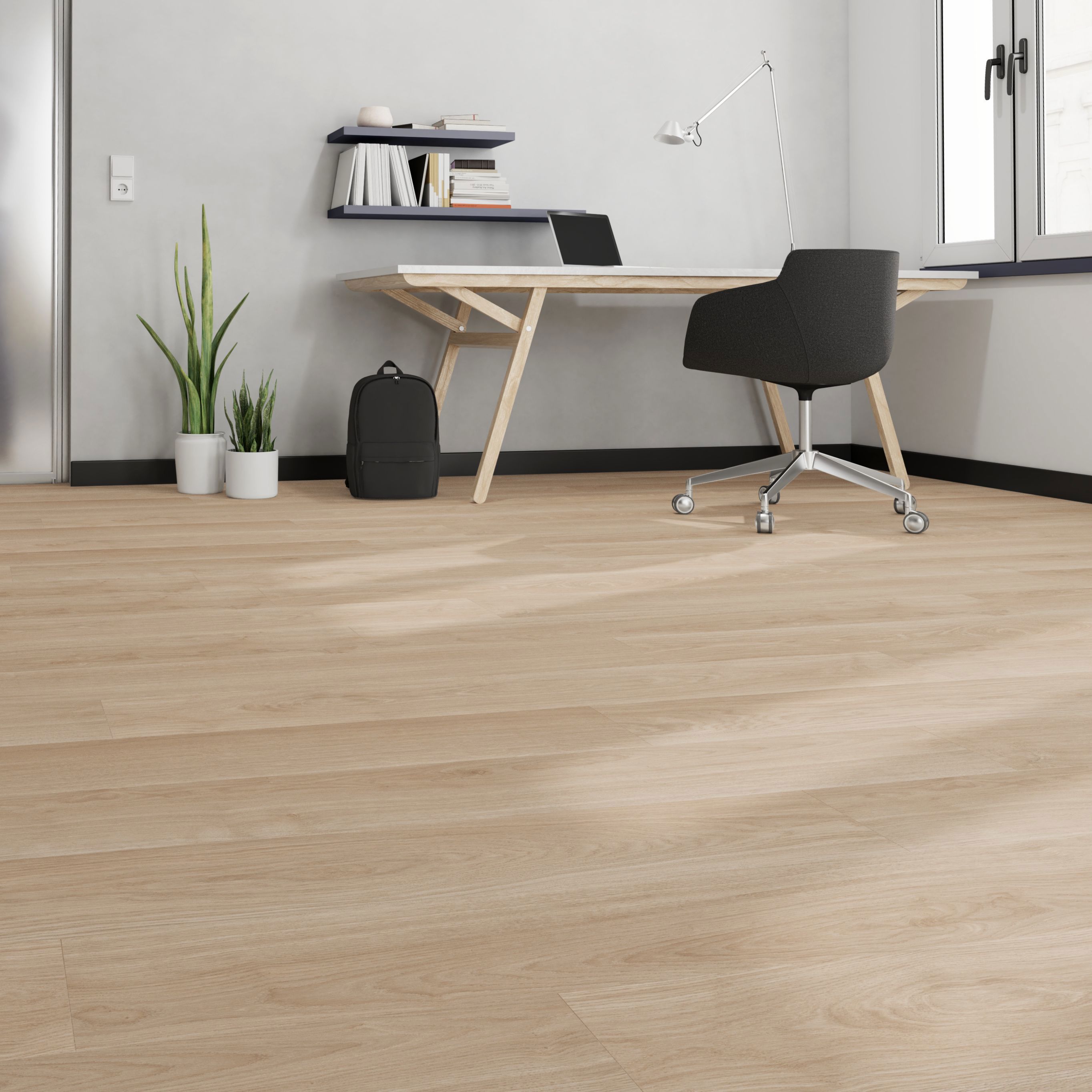 Изображение товара Ламинат Unilin Дуб беленый 33 класс толщина 8 мм 1.596 м²