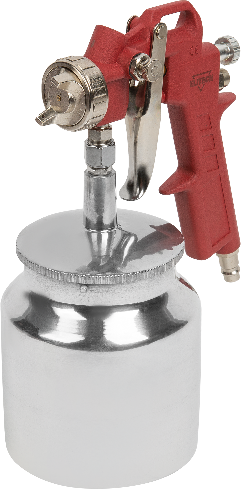 Краскораспылитель пневматический Elitech HP нижний стальной бак 226 л/мин 0.75 л