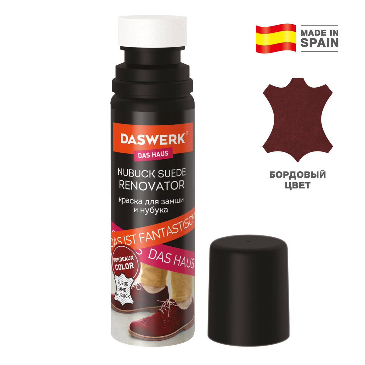 Изображение товара Краска для замши и нубука DASWERK 607626 Shoes renovator 75 мл Изображение товара Краска для замши и нубука DASWERK 607626 Shoes renovator 75 мл