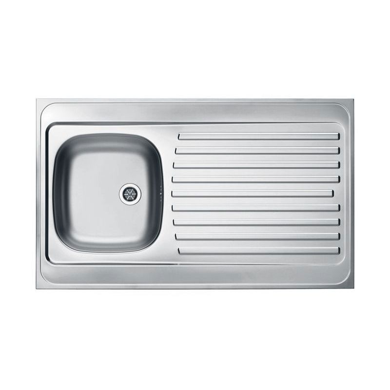 Изображение товара Накладная мойка Alveus CLASSIC 100x60 см глубина 15.50 см нержавеющая сталь 304 цвет сталь