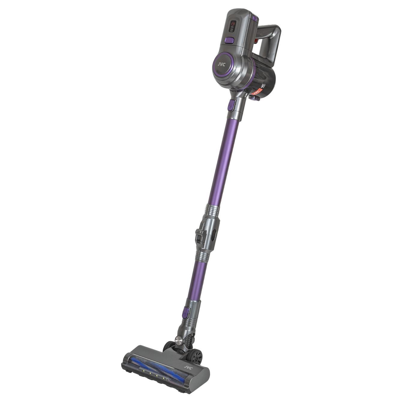 Изображение товара Беспроводной вертикальный пылесос JVC JH-VS122 140Вт с HEPA фильтром и LED