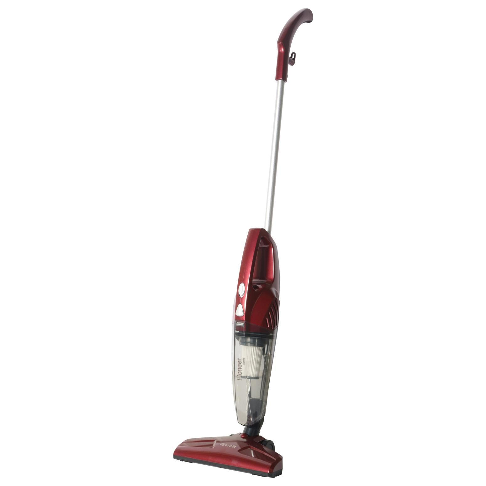 Изображение товара Вертикальный пылесос Pioneer VC461S wine maroon с HEPA фильтром и насадками