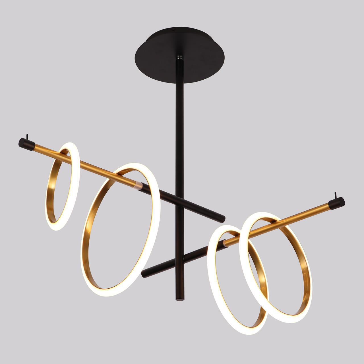 Изображение товара Люстра подвесная светодиодная HIPER H847-0 Dolce 8 м² теплый белый свет