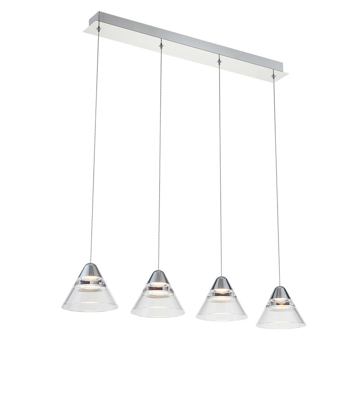 Изображение товара Люстра подвесная SIMPLE STORY 1056-LED24PL 1056 8 м² теплый белый свет цвет бесцветный / прозрачный