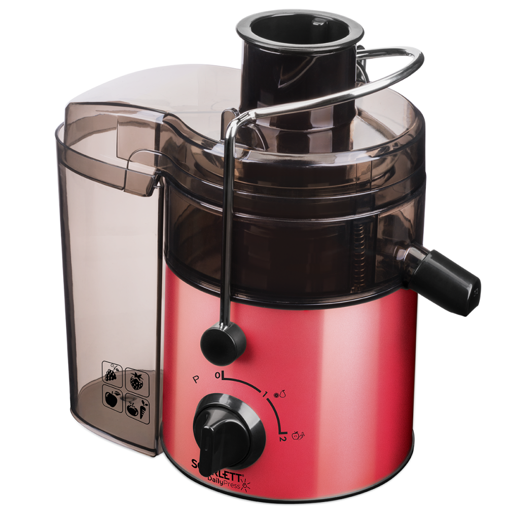 Изображение товара Соковыжималка электрическая Scarlett SC-JE50S19 800 Вт 0.6 л металл цвет красный