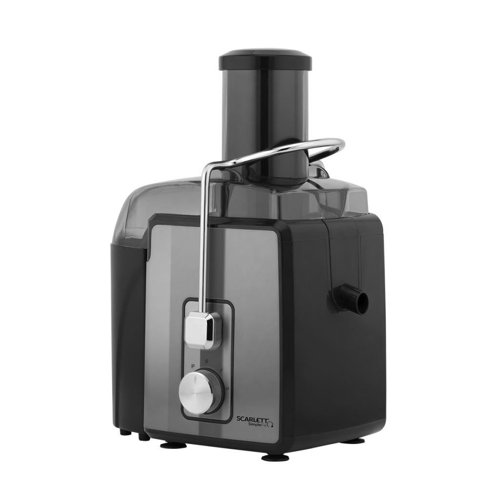 Изображение товара Электрическая соковыжималка Scarlett SC-JE50S28 1200 Вт с нержавеющим корпусом