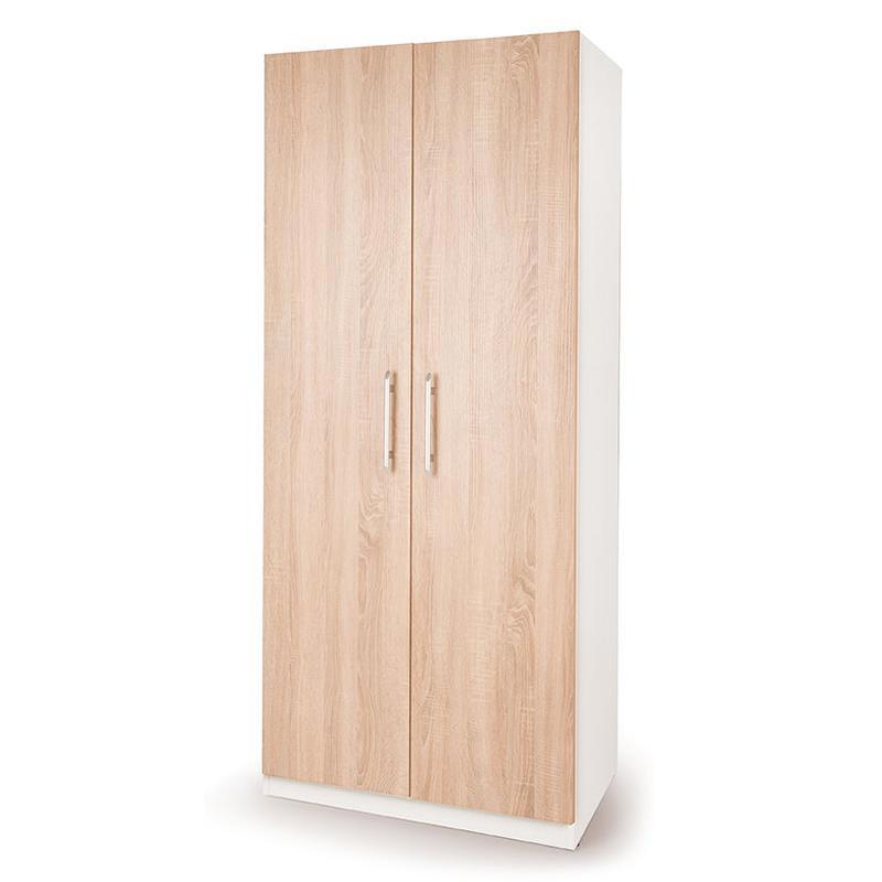 Изображение товара Шкаф распашной Шарм-Дизайн 70x220x60 см ЛДСП белый дуб сонома для одежды