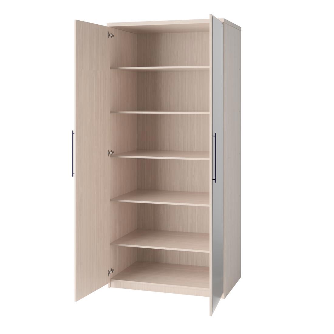 Изображение товара Шкаф распашной Мелодия Эконом 4 из ЛДСП 80x220x60 см бежевый