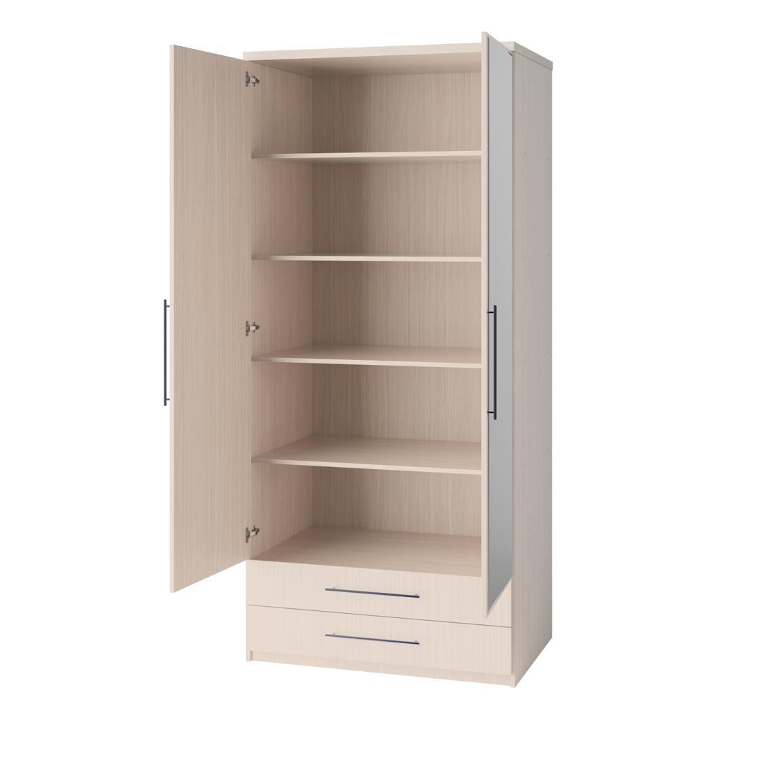 Изображение товара Шкаф распашной Шарм-Дизайн Мелодия Эконом 8 60x220x60 см ЛДСП цвет вяз