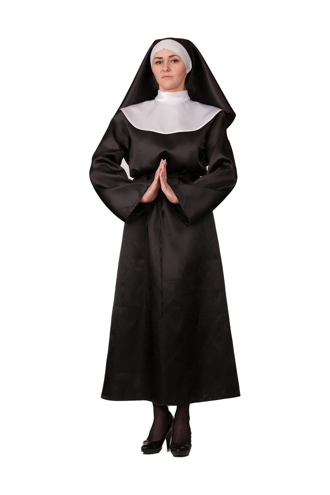 Изображение товара Карнавальный костюм Батик Монашка 21-30-46 полиэстер размер 46