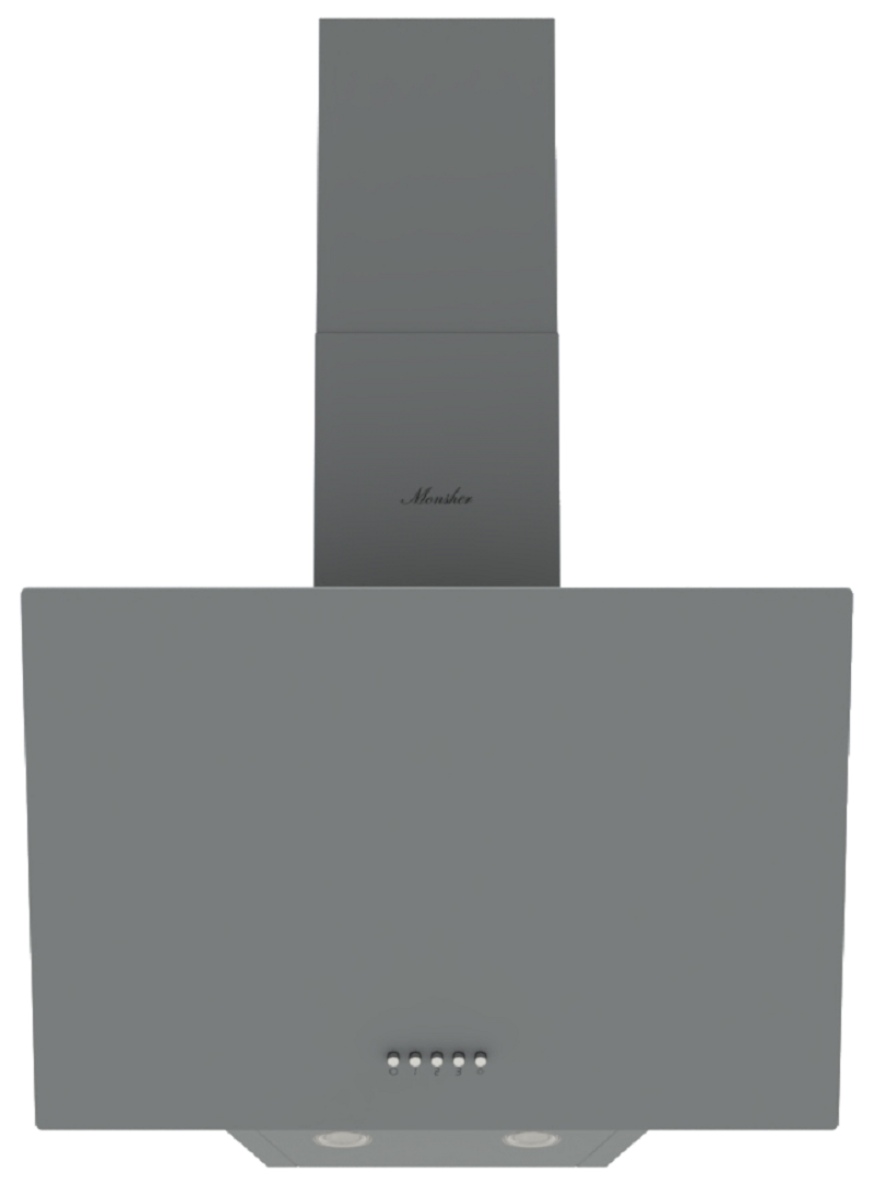 Изображение товара Вытяжка Monsher LEA 60 Argent серый высокая производительность 900 м3/ч для кухни