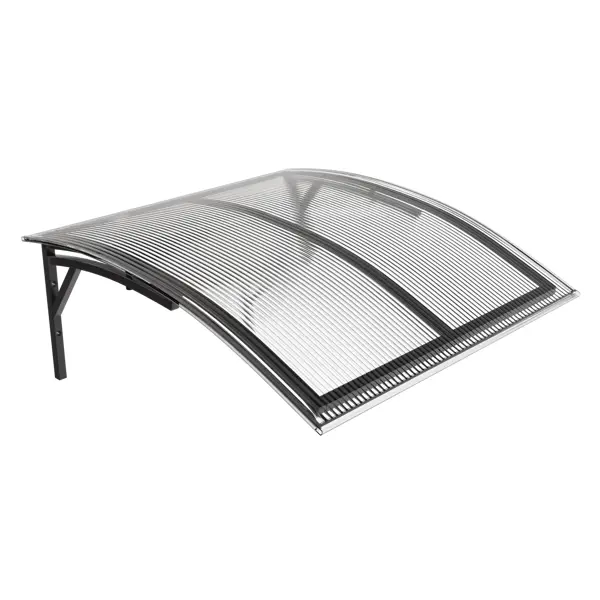 Козырек Практичный С1050 прозрачный поликарбонат