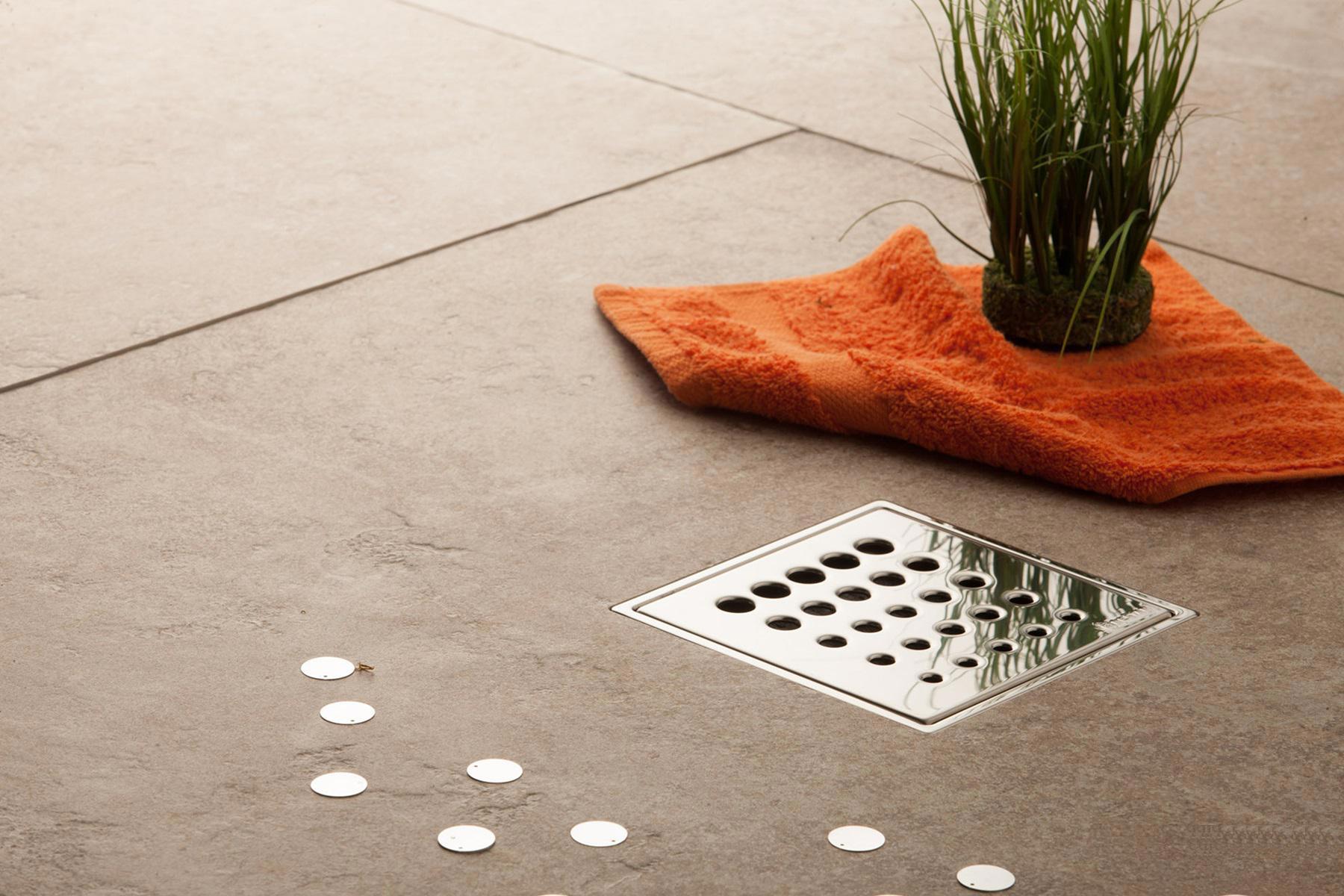 Изображение товара Душевой трап Pestan Confluo Standard 15x15 Drops 4 Mask с гидрозатвором