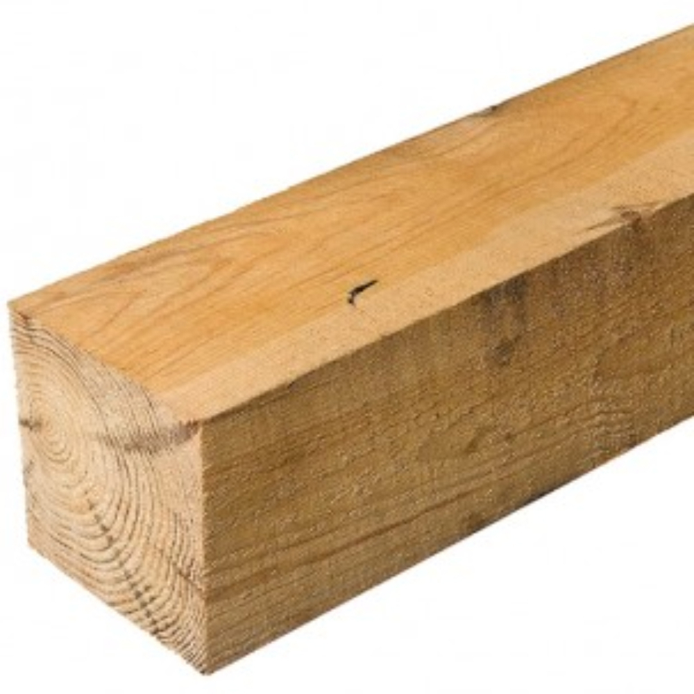 Изображение товара Брус не строганый 150x150x3000 мм сосна цельный строительный материал