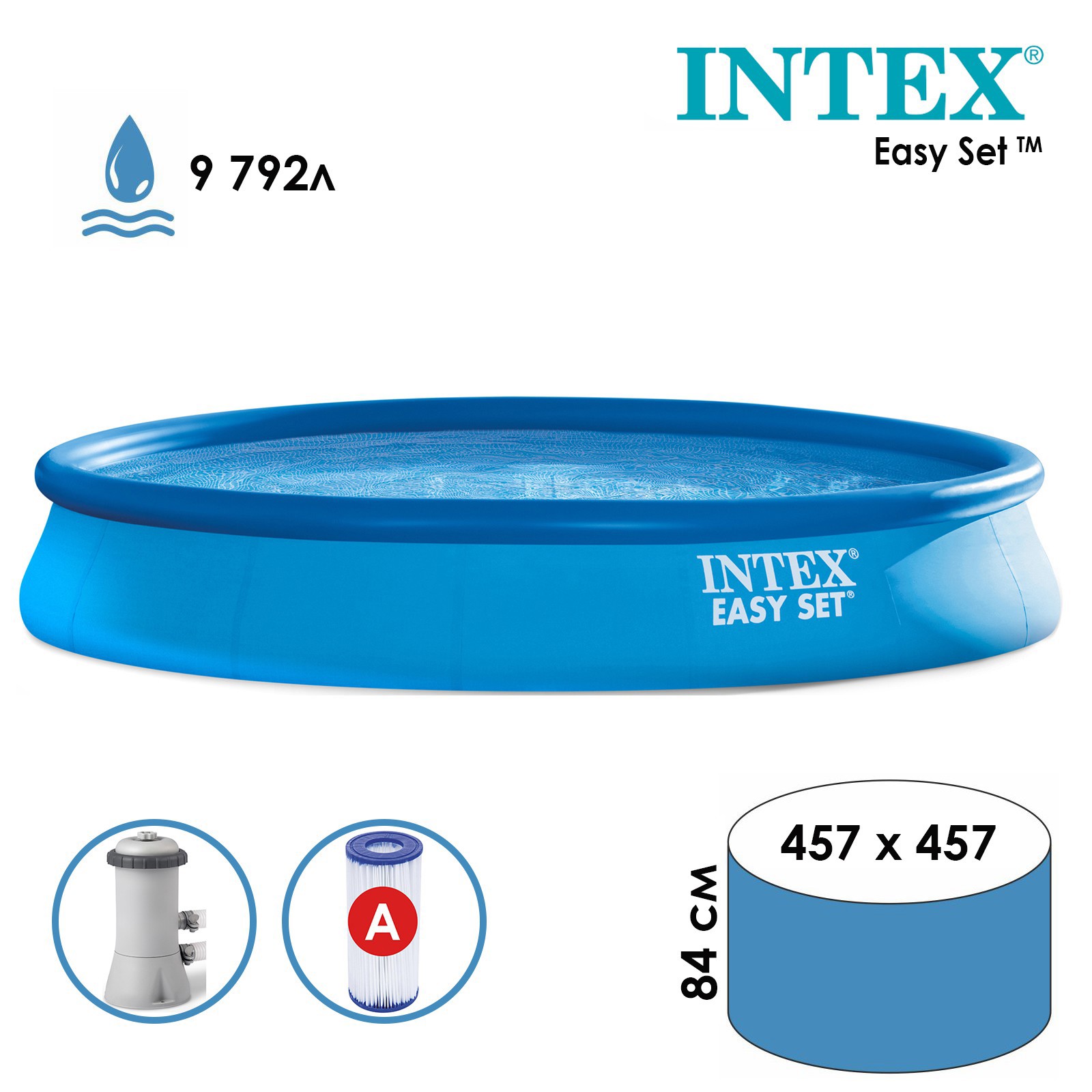Изображение товара Бассейн надувной Easy Set Intex 1224324