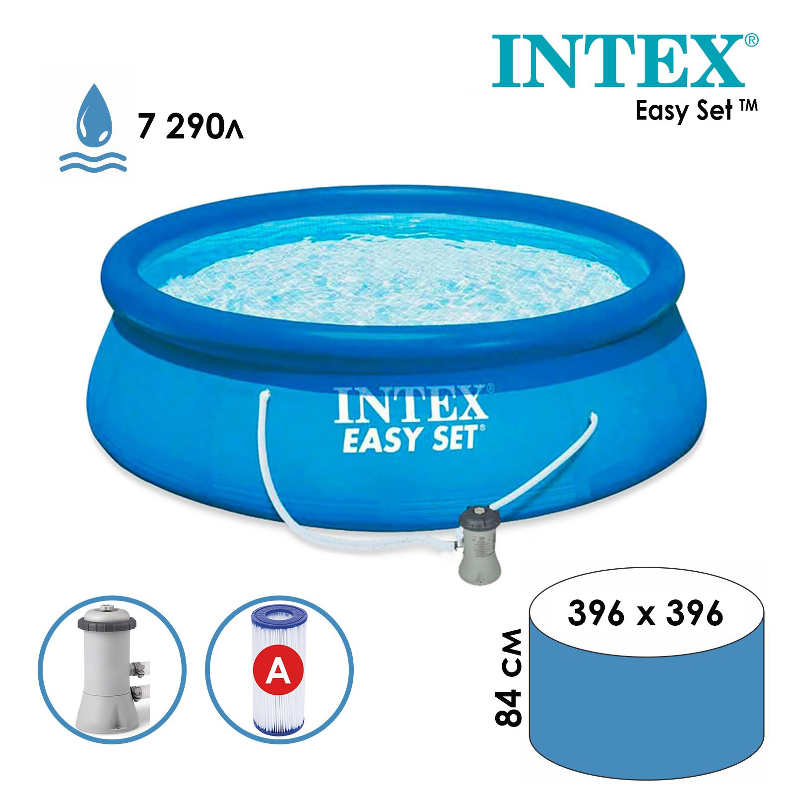 Изображение товара Бассейн надувной Easy Set Intex 1224323