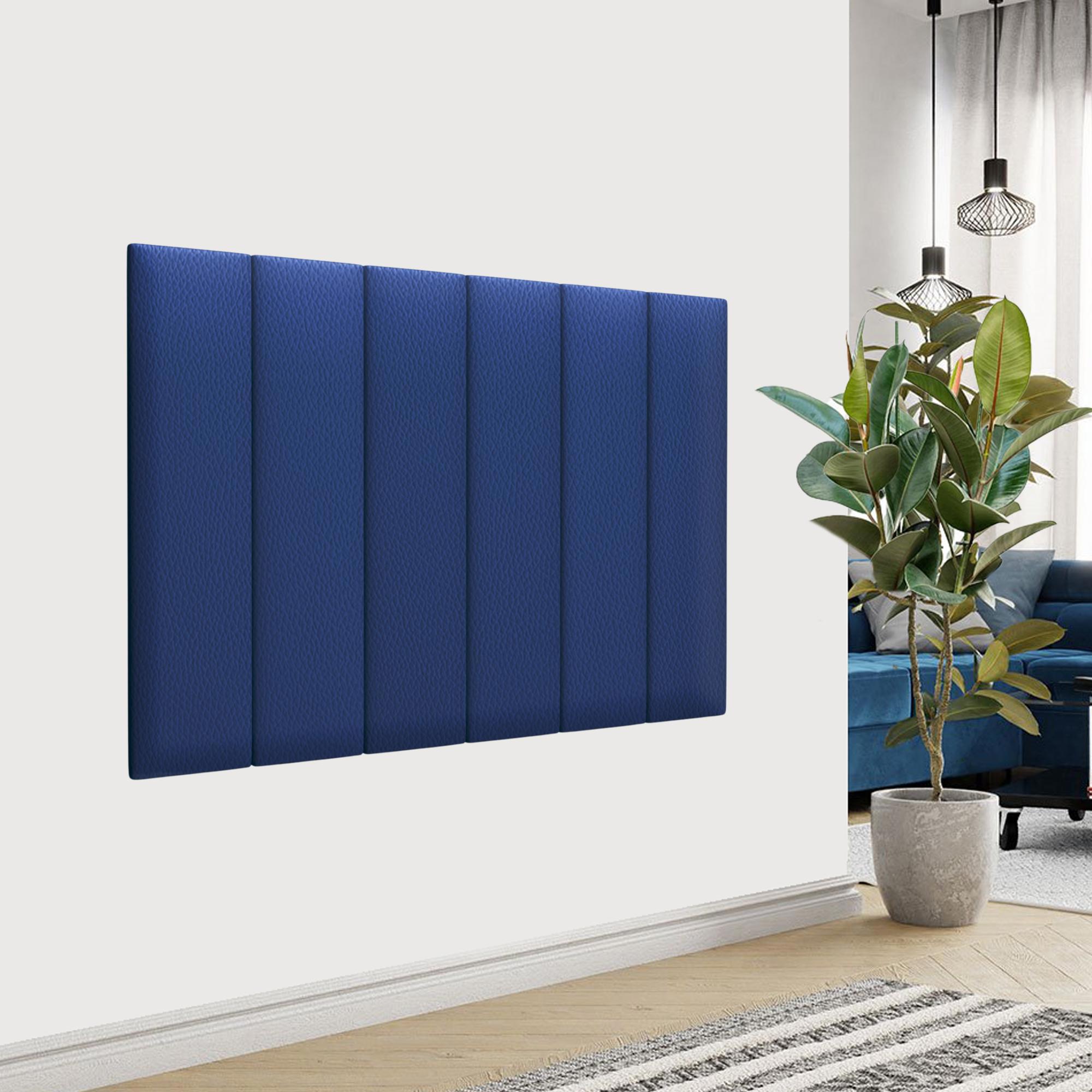 Изображение товара Панели Tartilla Eco Leather Синий 800x200x29 мм (4 шт)