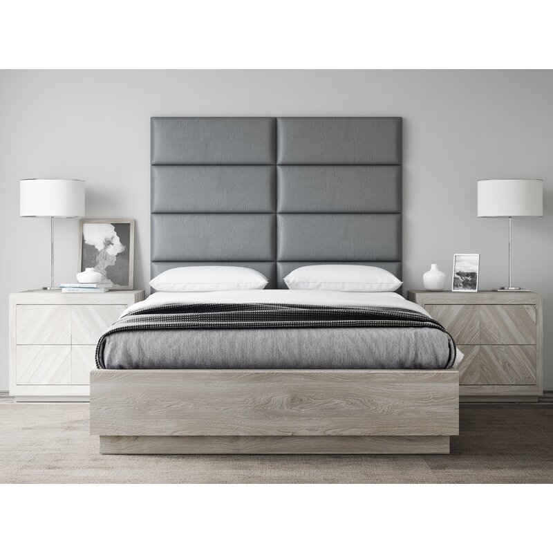 Изображение товара Мягкая панель Tartilla Eco Leather Серый — 800x300x29 мм, 4 шт Изображение товара Мягкая панель Tartilla Eco Leather Серый — 800x300x29 мм, 4 шт