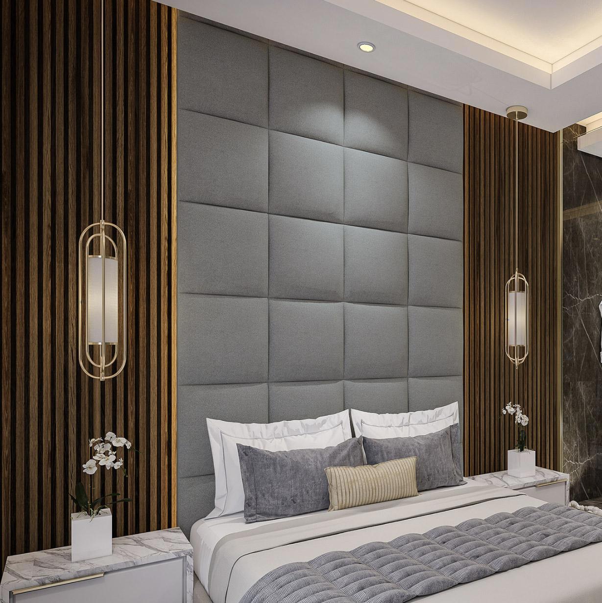 Изображение товара Мягкая панель Tartilla Eco Leather Серый — эко кожа, 500x500x29 мм, 2 шт Изображение товара Мягкая панель Tartilla Eco Leather Серый — эко кожа, 500x500x29 мм, 2 шт