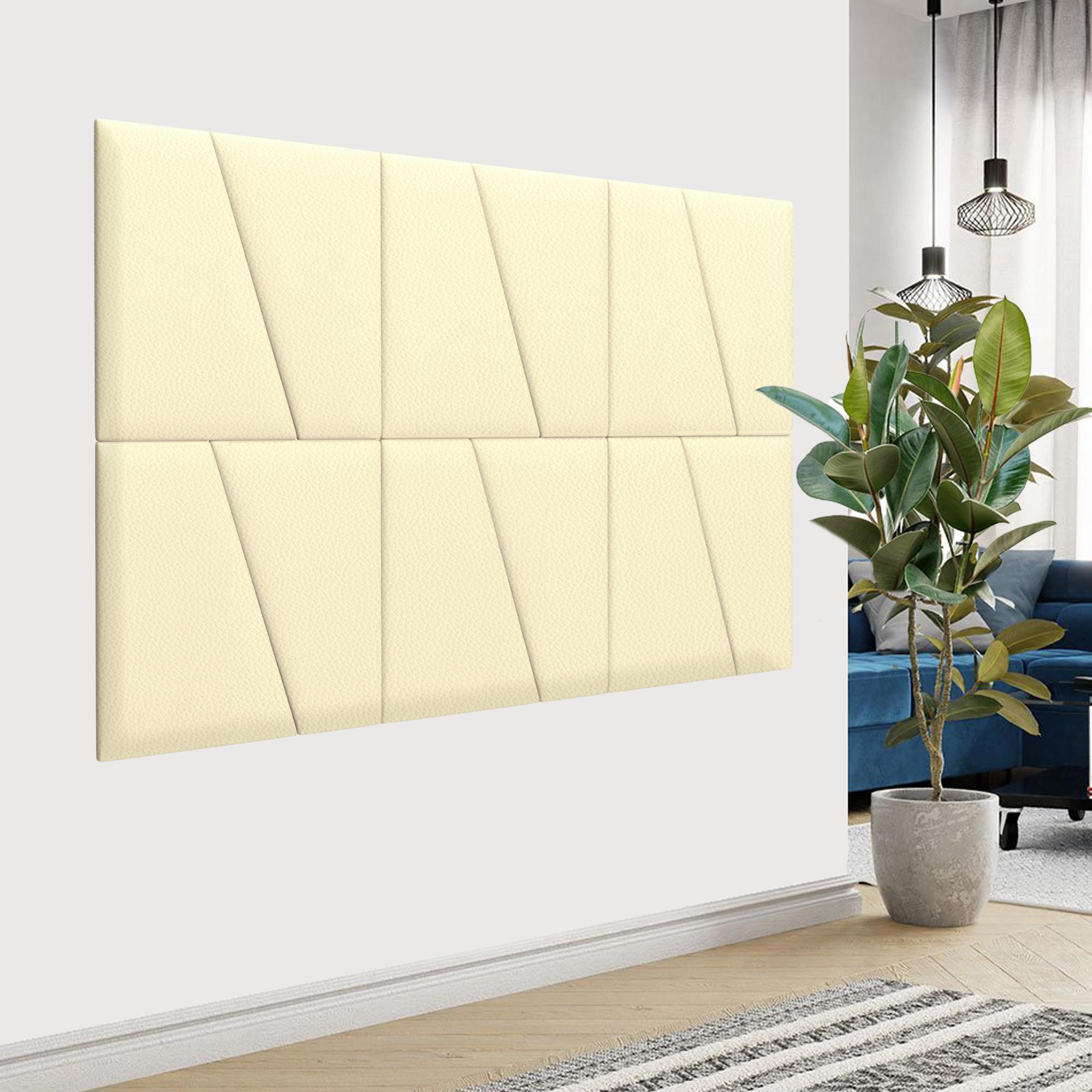 Изображение товара Комплект панелей Tartilla Eco Leather ваниль 500x500x29мм (2 шт)