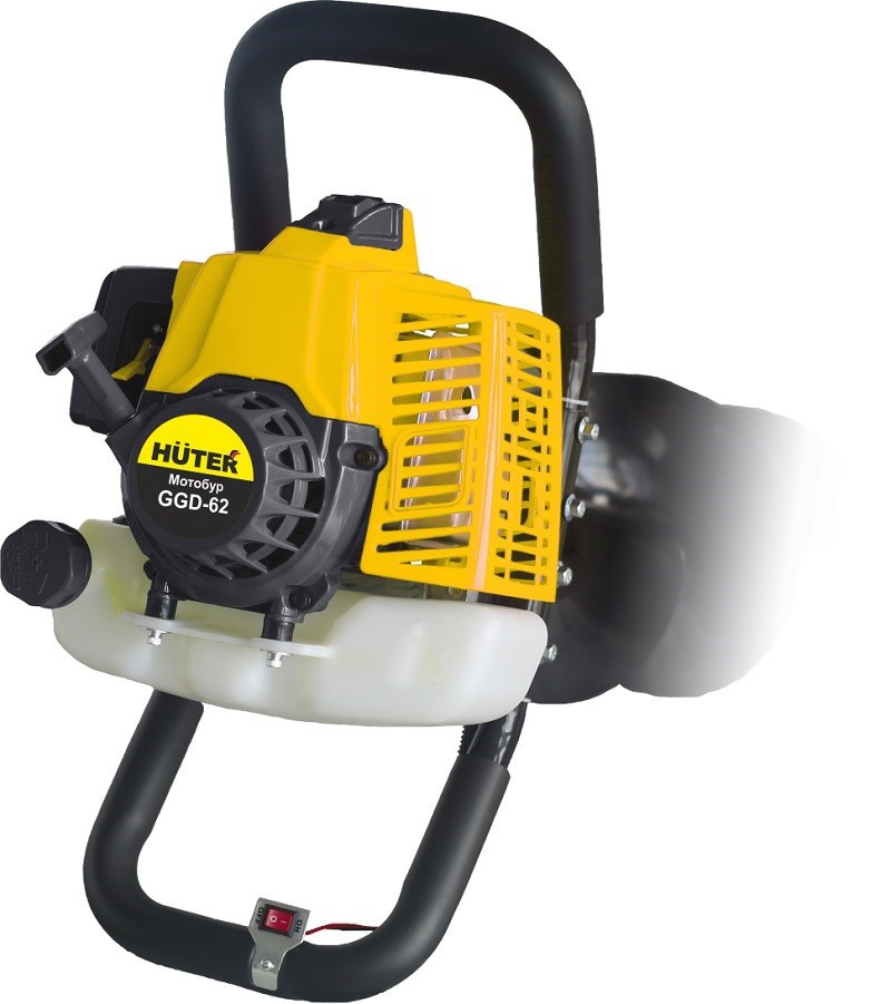 Изображение товара Мотобур Huter GGD-62 с мощным 2-тактным двигателем