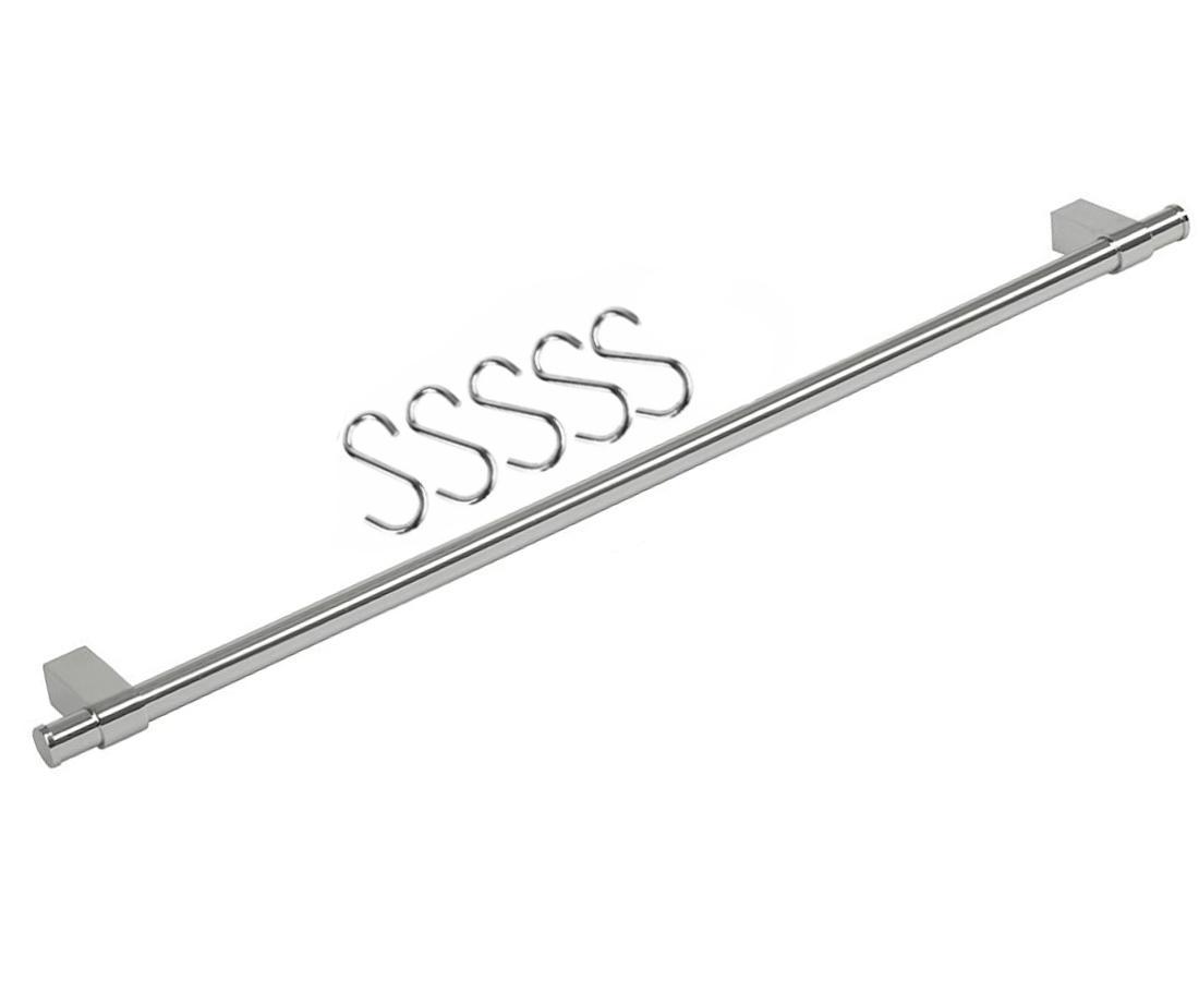 Изображение товара Кухонный рейлинг Big House BH700CK5 70x1.6x1.6 см металлик хром