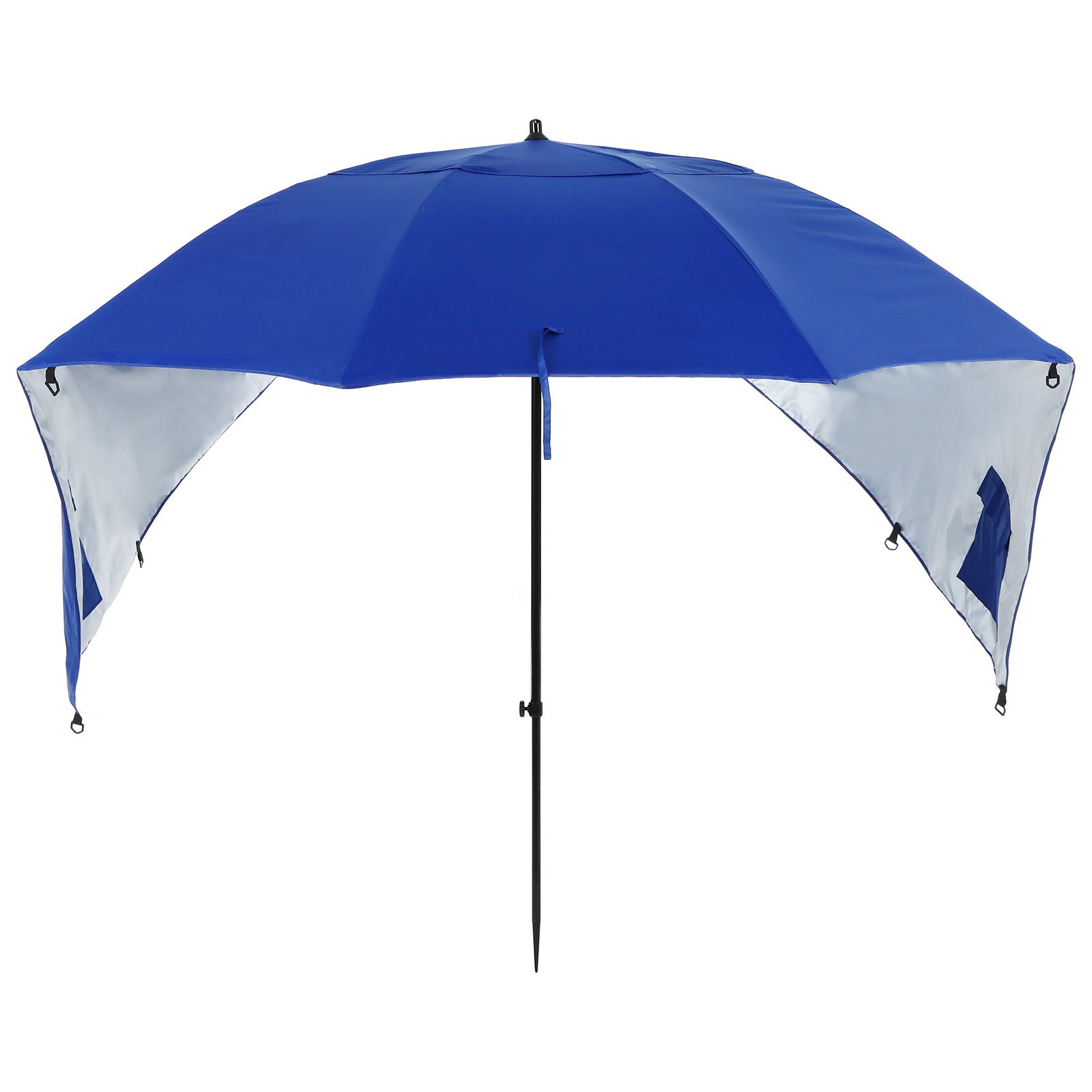 Изображение товара Зонт садовый трансформер Maclay 220 см синего цвета с регулировкой наклона