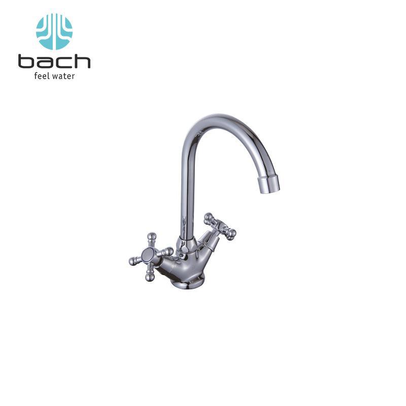 Изображение товара Смеситель для кухни Bach хром двухвентильный с высотой 21.7 см