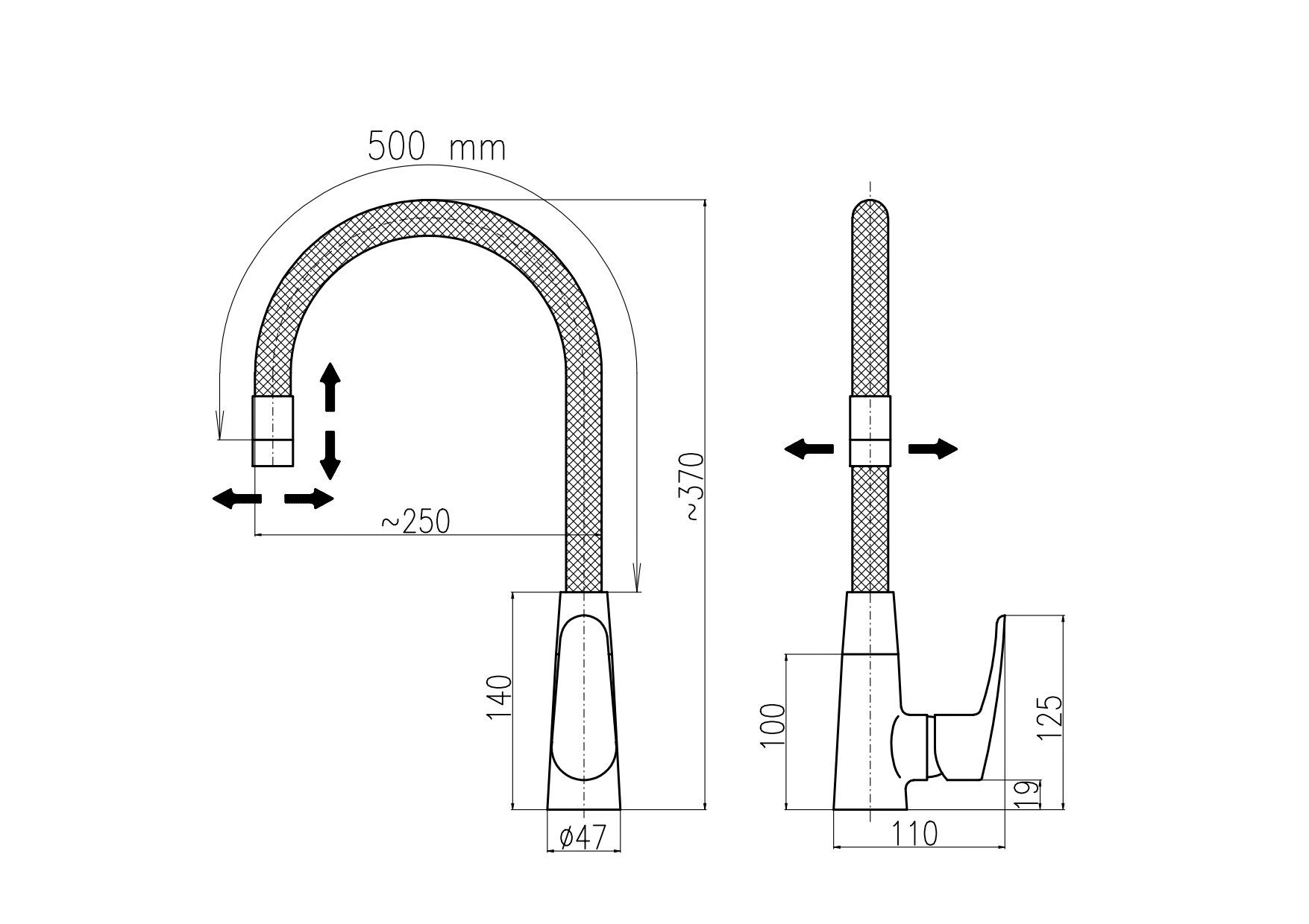 Изображение товара Однорычажный смеситель Ravslezak Am719.5/10r 25 см цвет розовый Изображение товара Однорычажный смеситель Ravslezak Am719.5/10r 25 см цвет розовый