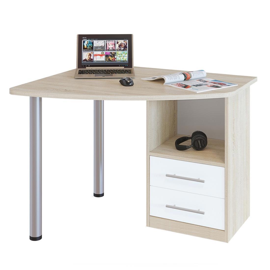 Изображение товара Компьютерный офисный стол Шарм-дизайн 1209217 в стиле дуб сонома угловой