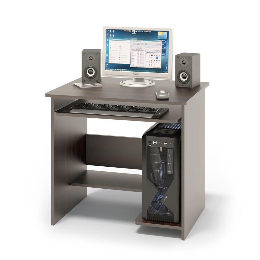 Изображение товара Компьютерный стол Шарм-дизайн 80x75x63 см Венге