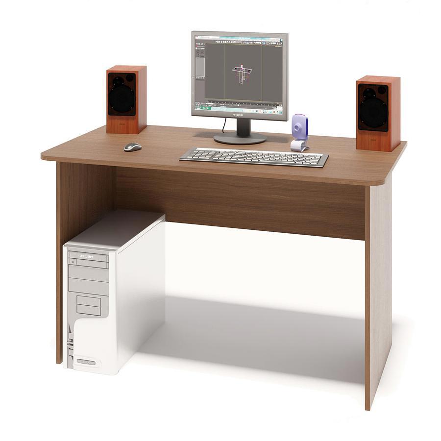 Изображение товара Компьютерный стол Шарм-дизайн 120x75x60 см ЛДСП цвет орех 1209213